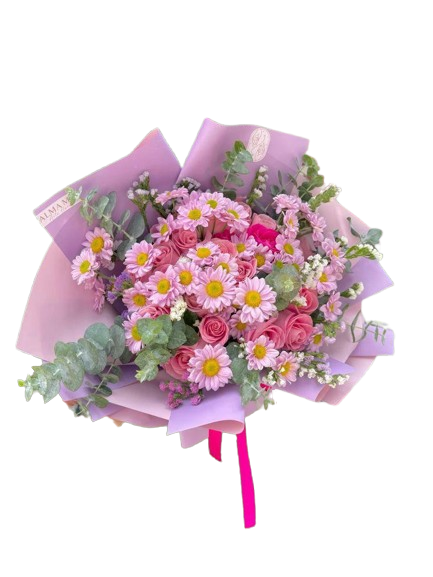 Ramo en 15 Rosas y Margarita